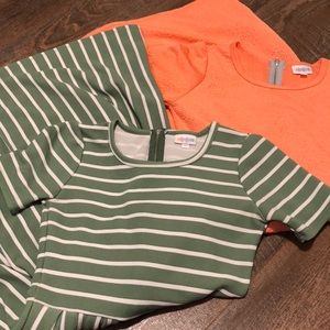 GENTLY USED LULAROE AMELIA BUNDLE, size XS.